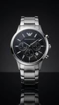 Armani Aviator Chronograph - Black Dial