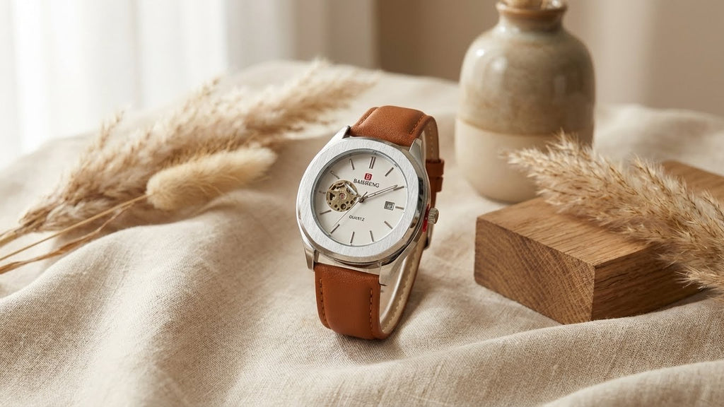 Baisheng Heritage Open-Heart Quartz Watch